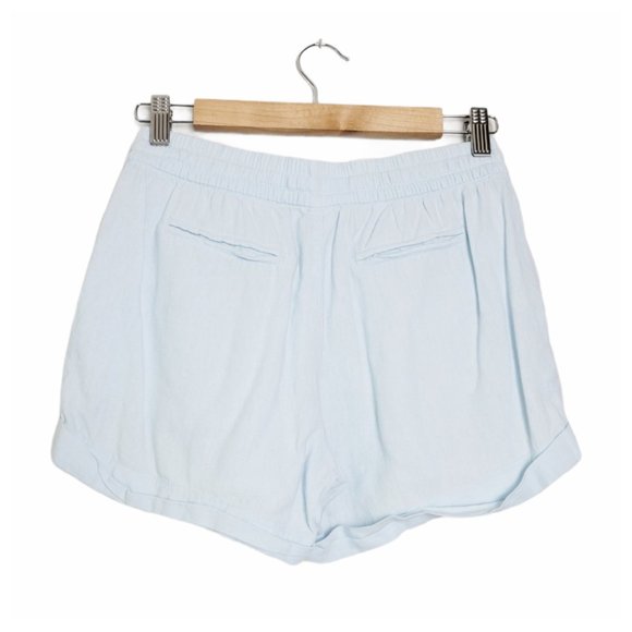 Old Navy Light Blue Lounge Shorts Elastic Waist Drawstring Shorts w Pockets - Picture 5 of 10